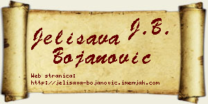 Jelisava Bojanović vizit kartica